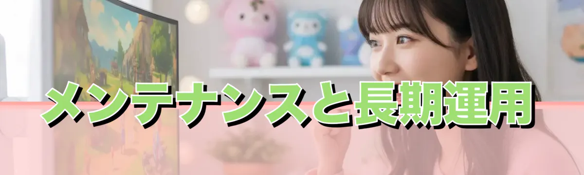 メンテナンスと長期運用