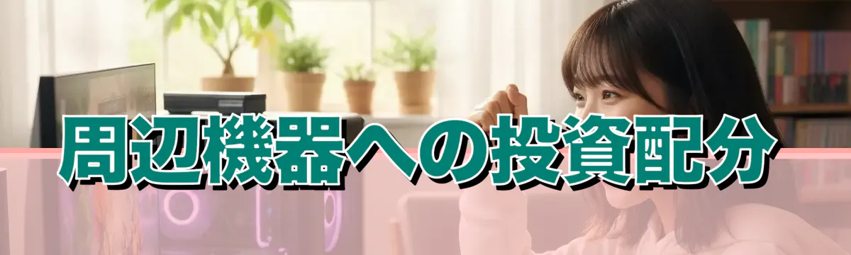 周辺機器への投資配分