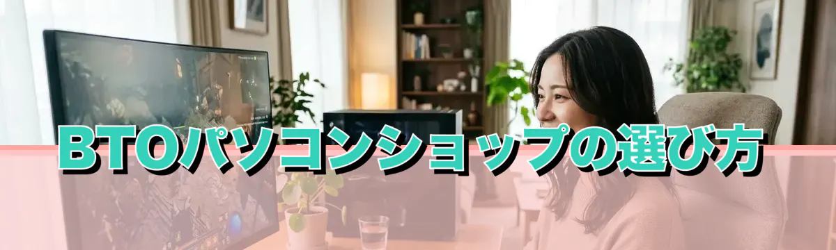 BTOパソコンショップの選び方