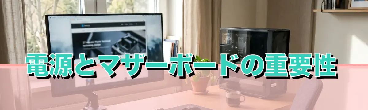電源とマザーボードの重要性