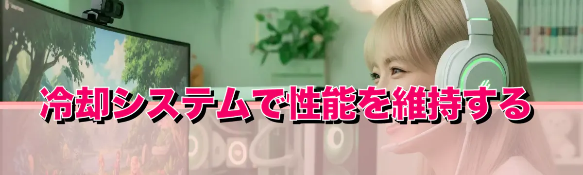 冷却システムで性能を維持する