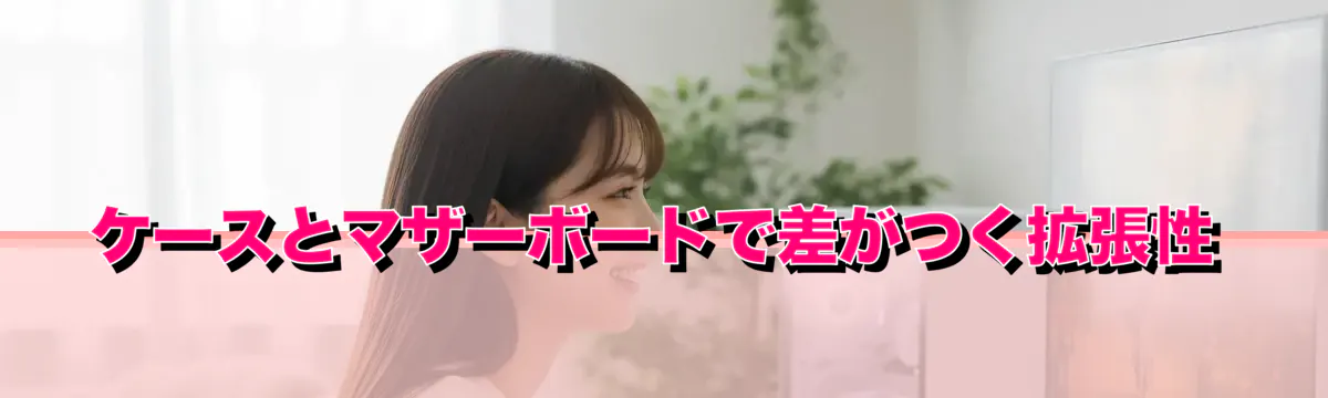 ケースとマザーボードで差がつく拡張性