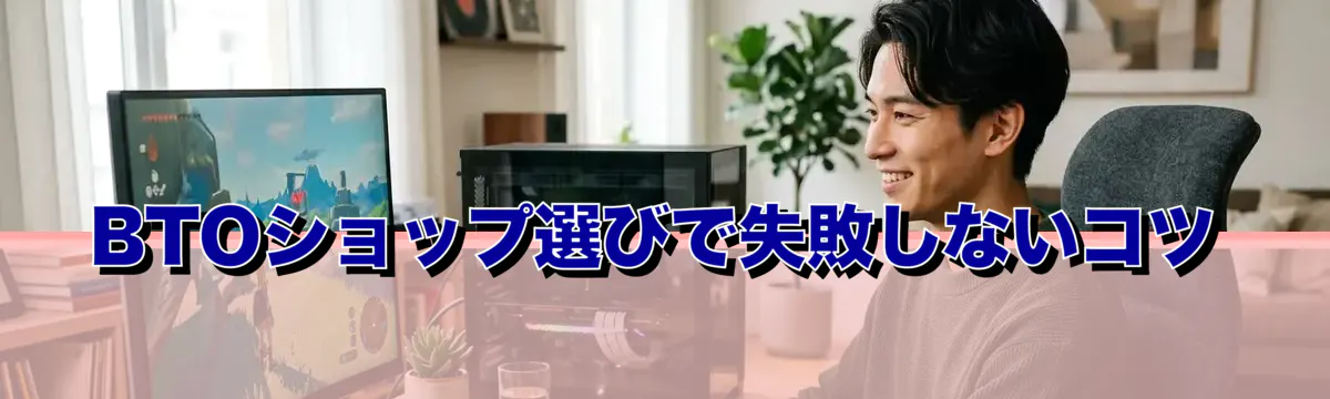 BTOショップ選びで失敗しないコツ