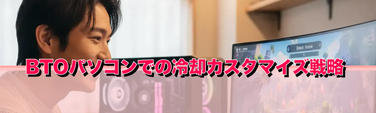 BTOパソコンでの冷却カスタマイズ戦略