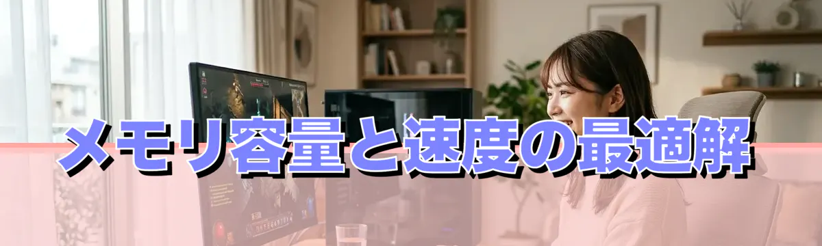 メモリ容量と速度の最適解