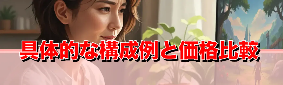 具体的な構成例と価格比較