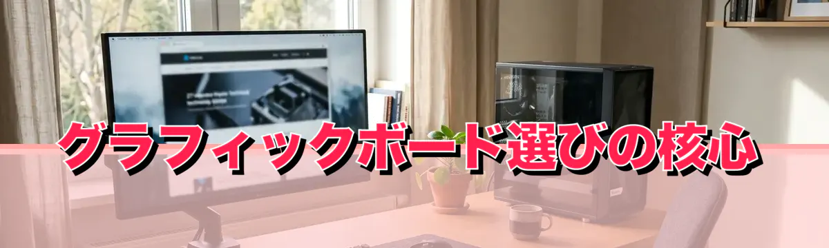 グラフィックボード選びの核心