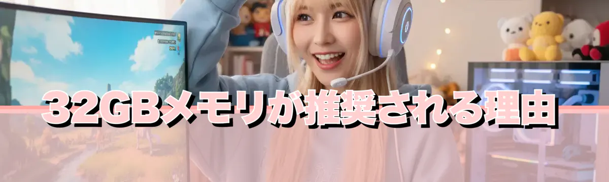 32GBメモリが推奨される理由