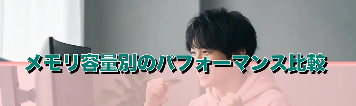 メモリ容量別のパフォーマンス比較