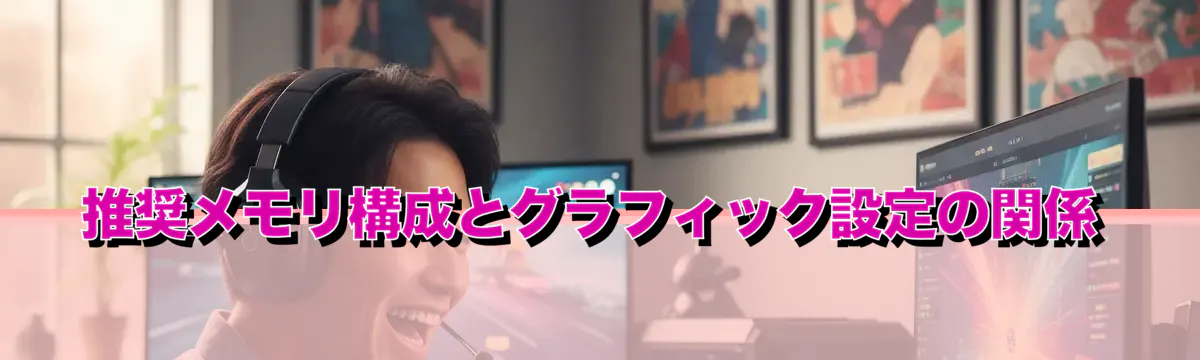 推奨メモリ構成とグラフィック設定の関係