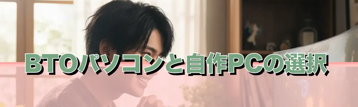 BTOパソコンと自作PCの選択