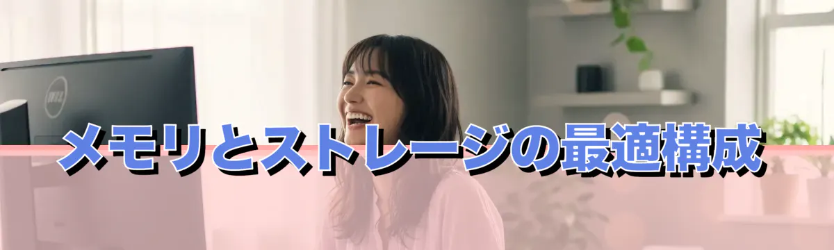 メモリとストレージの最適構成