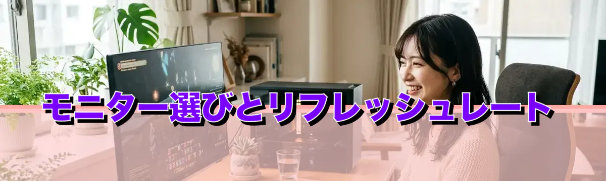 モニター選びとリフレッシュレート