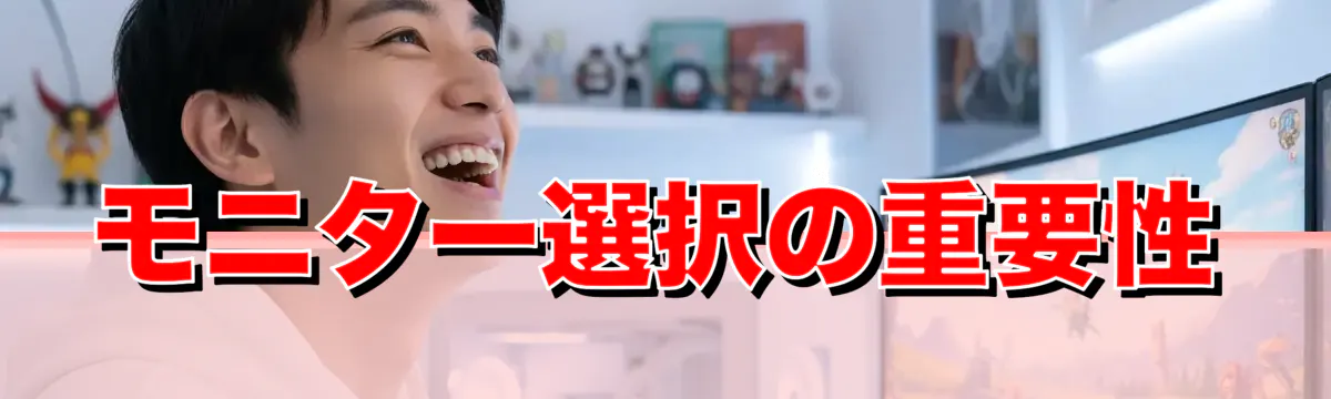 モニター選択の重要性