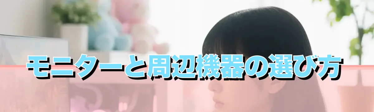 モニターと周辺機器の選び方