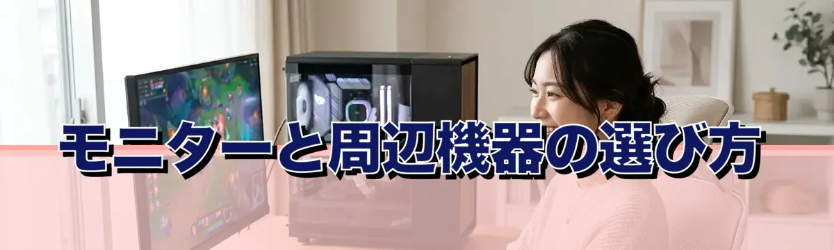 モニターと周辺機器の選び方