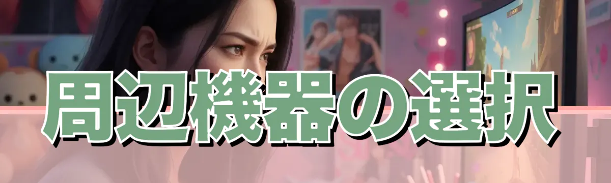 周辺機器の選択
