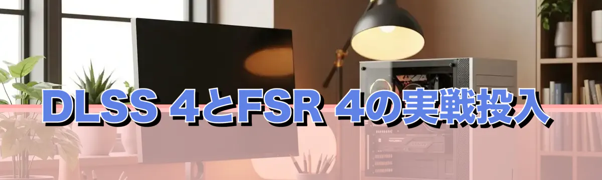 DLSS 4とFSR 4の実戦投入