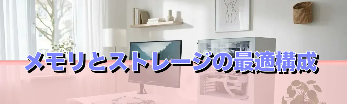 メモリとストレージの最適構成