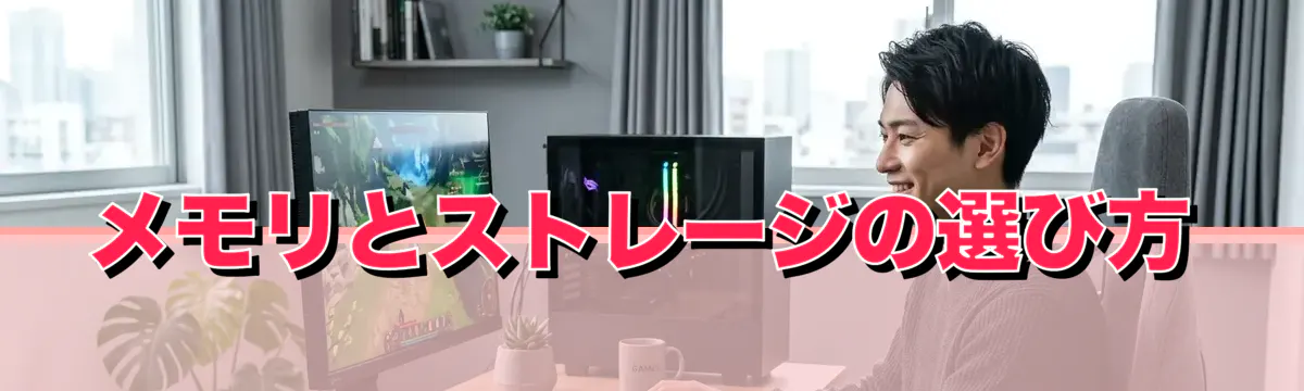 メモリとストレージの選び方