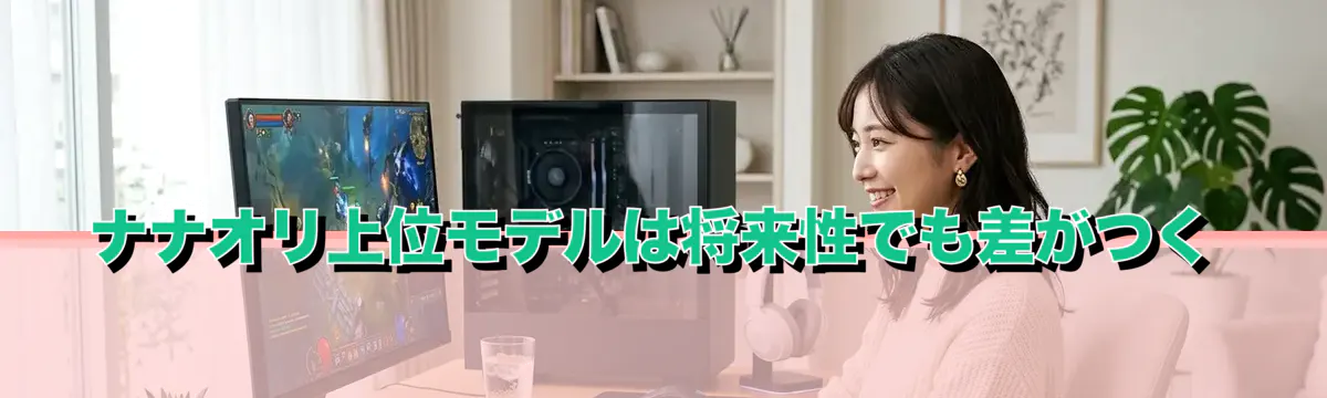 ナナオリ上位モデルは将来性でも差がつく