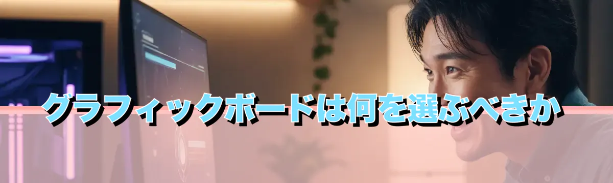 グラフィックボードは何を選ぶべきか